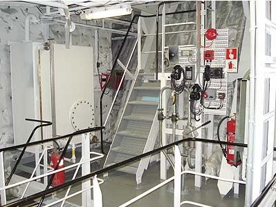 Bow thruster room